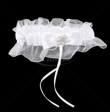 Elegant Bridal Wedding Garter with Lace