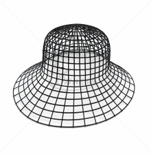 Plastic Hat Base for Hat Making and Crocheting