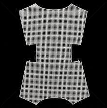 Plastic Canvas for Handbag Making, 30 x 21 x 9 cm