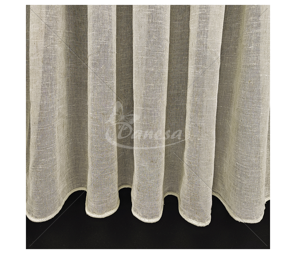 Day curtains with natural linen