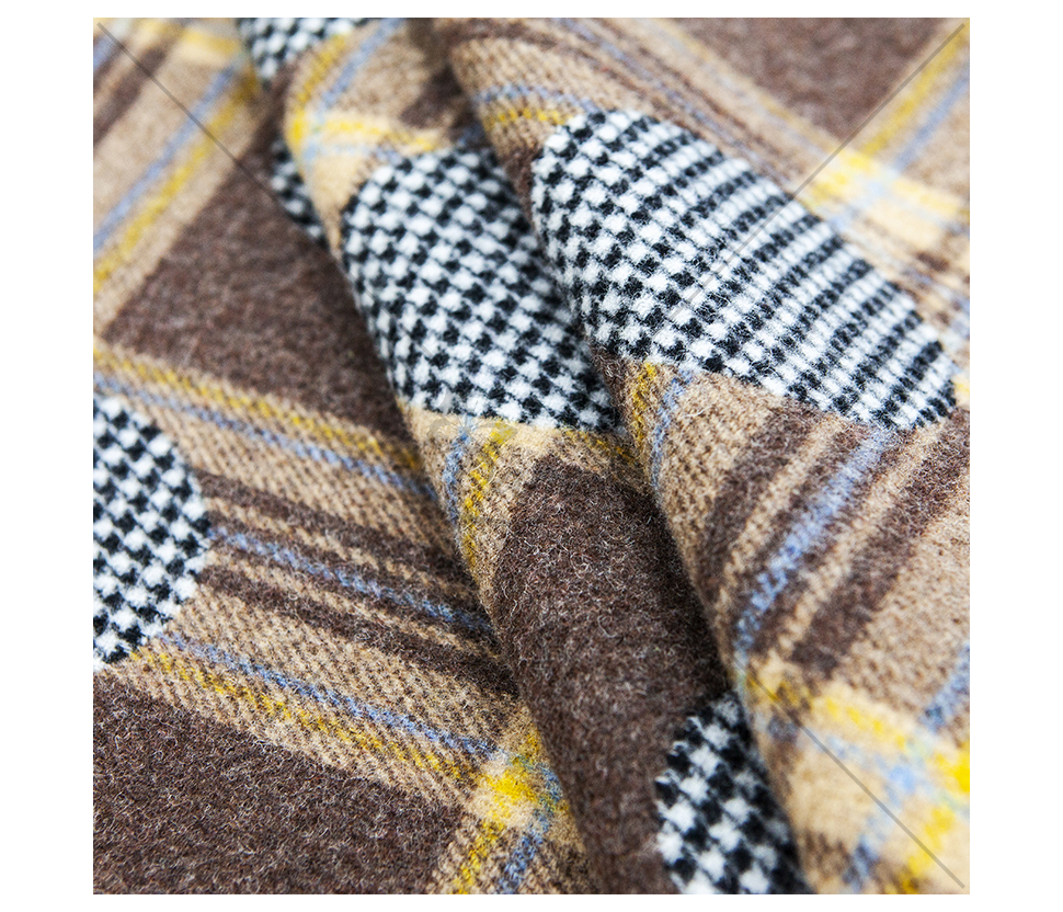 Coat fabric with Wool