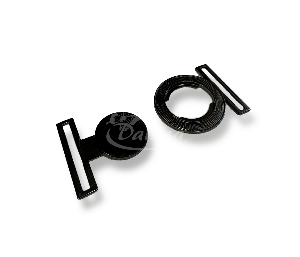 Декоративные пришивные металлические застёжки (5cm)