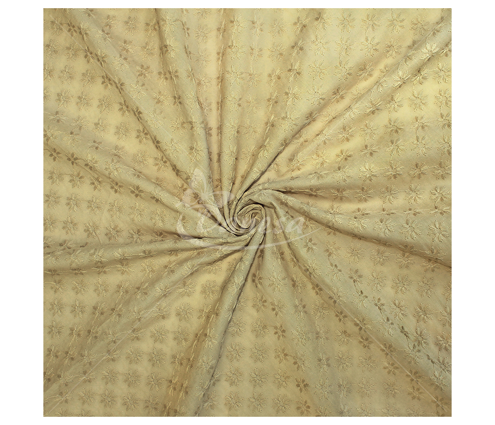 Embroidered cotton