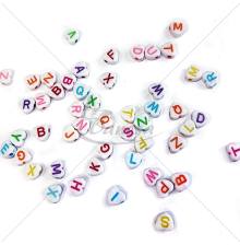 Plastic beads Letters