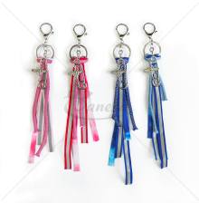 Keychain with reflector