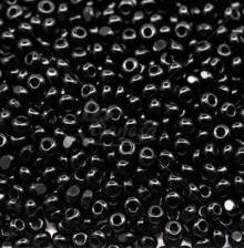 Стеклянный Бисер, черный 2mm