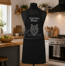 Вышитый кухонный фартук «Kitchen Boss»