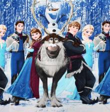 Хлопок "Frozen"