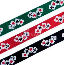 Woven decorative ribbon "Cards"