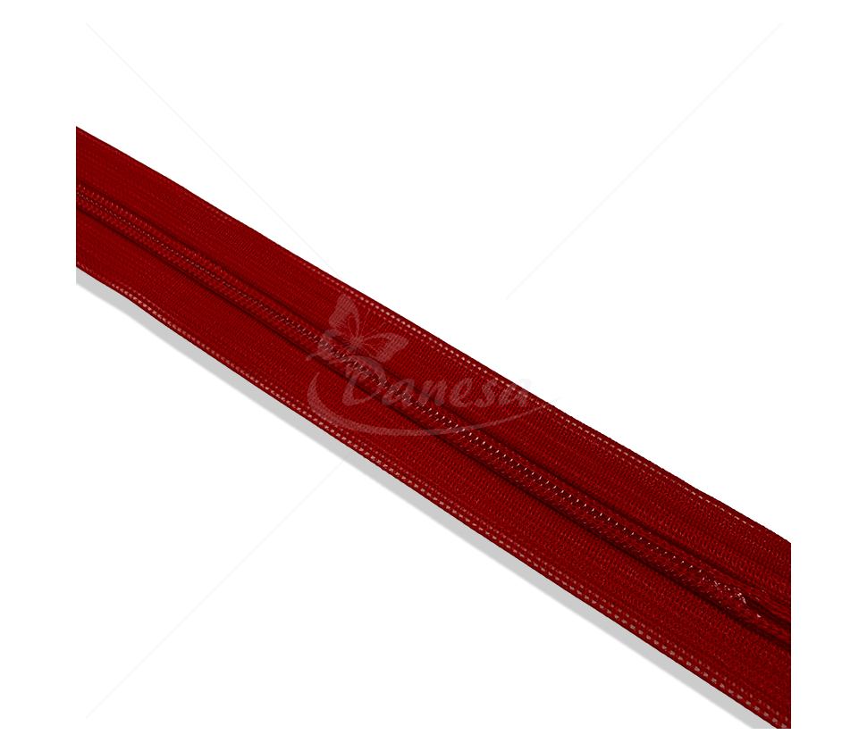 Cherry red invisible zipper 50 cm