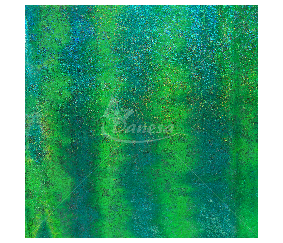 Shiny multi-colored lycra, rainbow effect