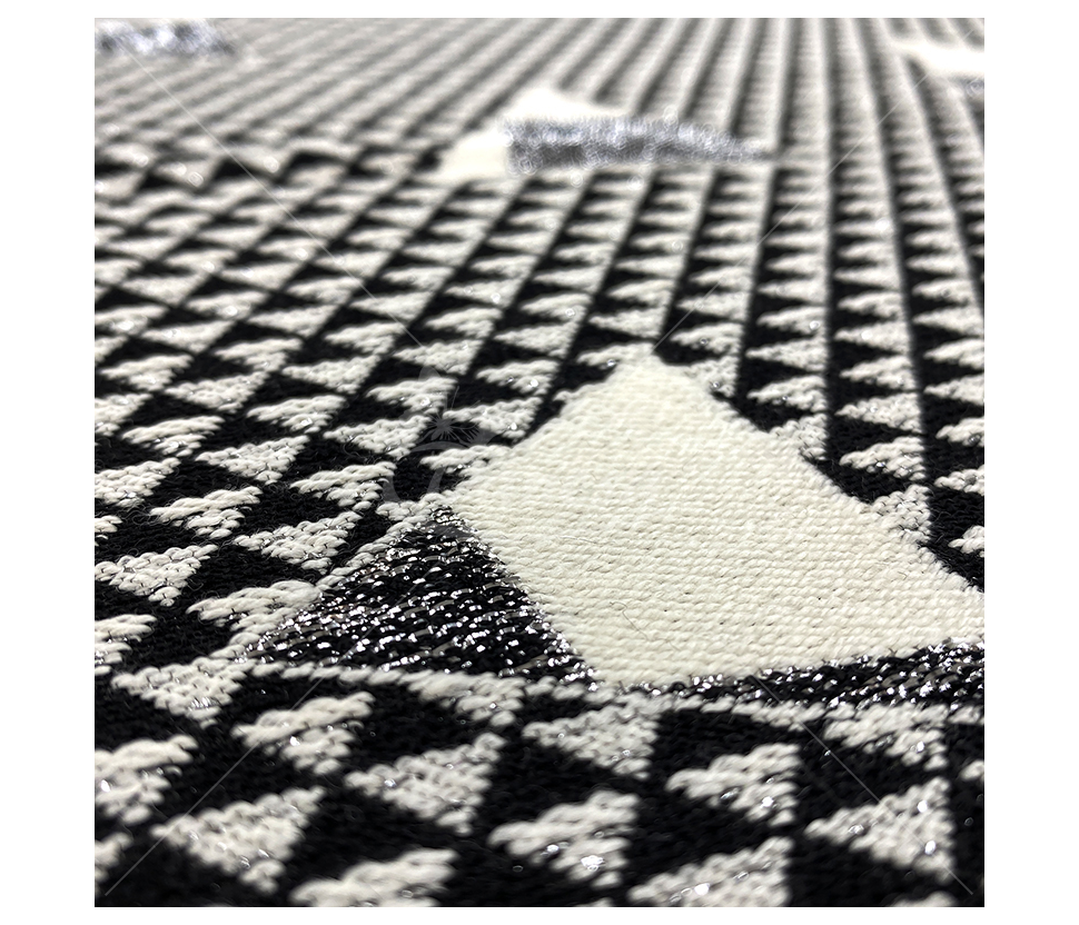 Jacquard with Wool and Silk