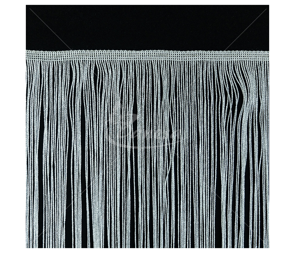 Long shiny tassels/fringe trim (Color palette)