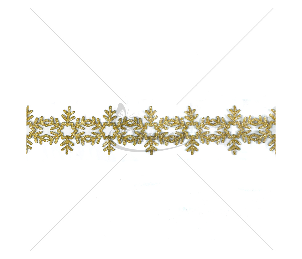 Adhesive decorative ribbon Snowflake