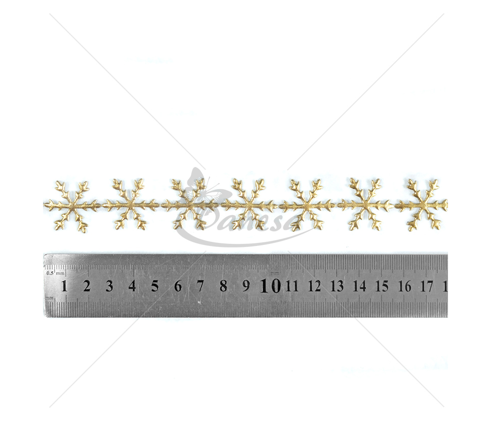 Decorative Christmas ribbon "Snowflake"
