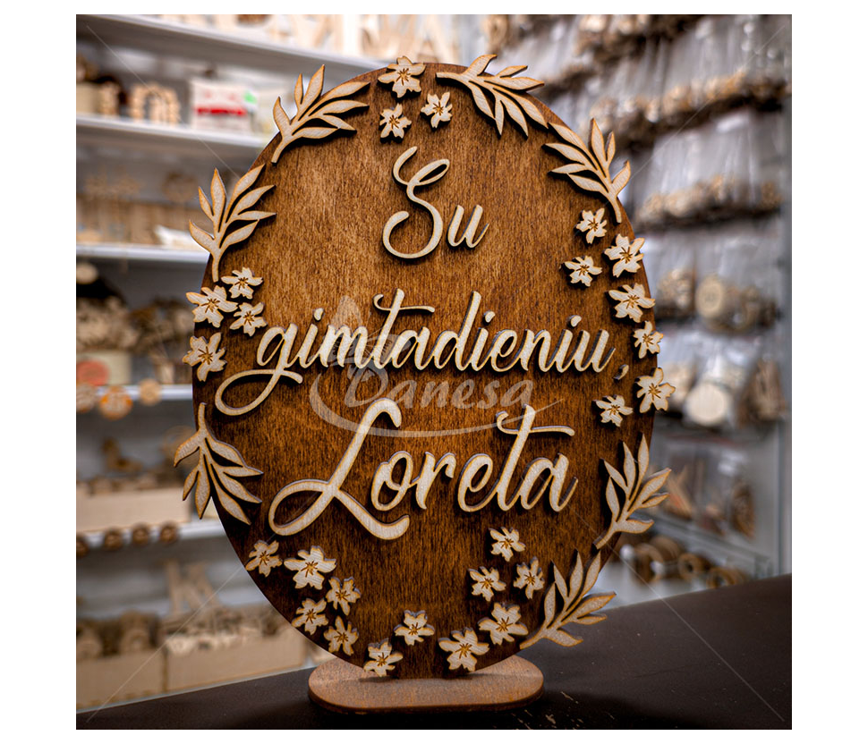 Graviravimas / Pjovimas su Lazeriu iš Faneros pagal kliento poreikį
