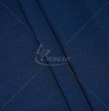 Natural silk with elastane, knitted fabric, dark blue color