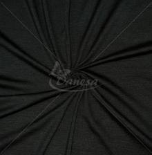 Natural silk with elastane, knitted fabric, black color
