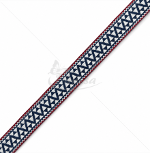 Woven decorative ribbon "Triangles"