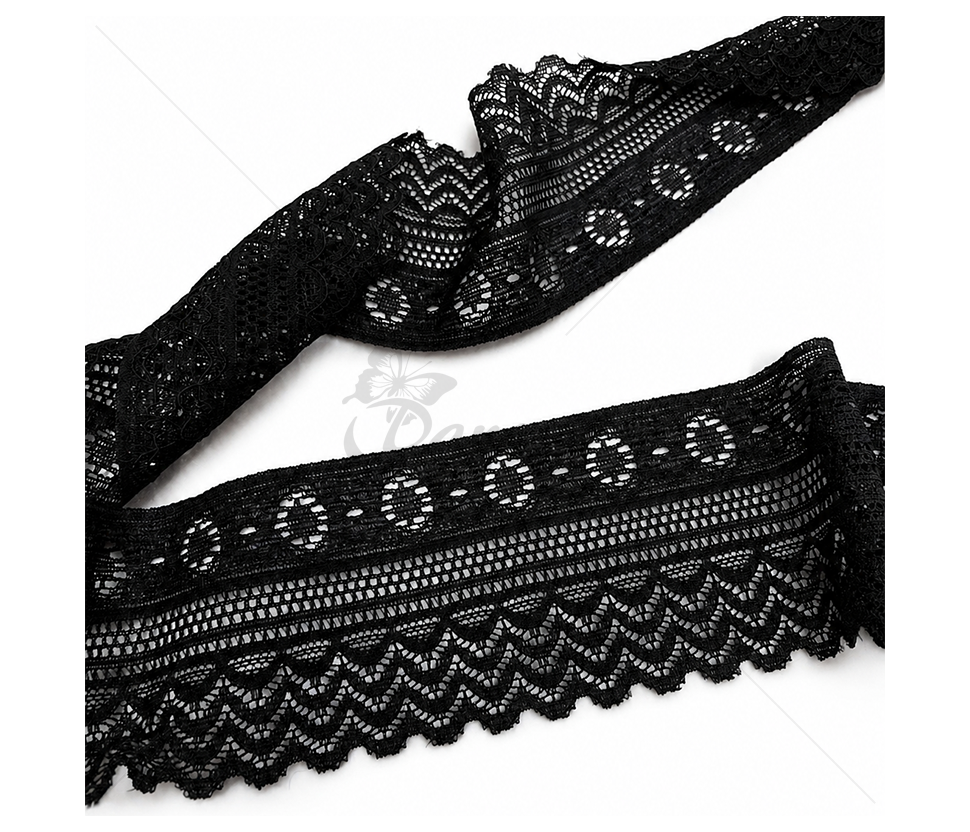 Stretch Synthetic Lace, 5.3 cm