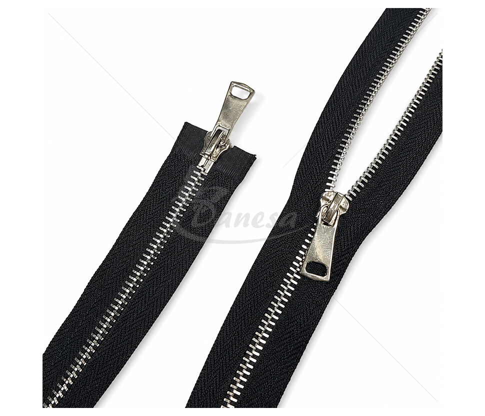 Metal Two-Way Zipper with Two Sliders, 70 cm, Nr.5