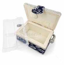 Decorative Sewing Box with Handle