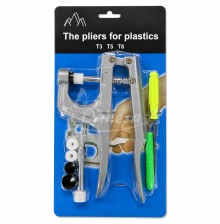 Plastic Snap Pliers Set for T3, T5 and T8 Snaps