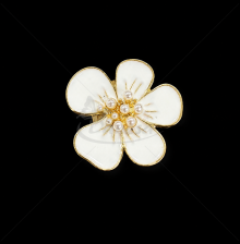 Brooch/Button cover "Flower"