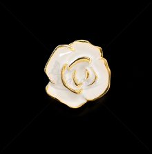 Brooch/Button cover "Rose"