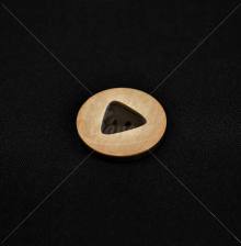 Large concave classic plastic two-hole sewing button 54L