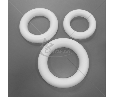 Кольца из пенопласта с плоскими краями