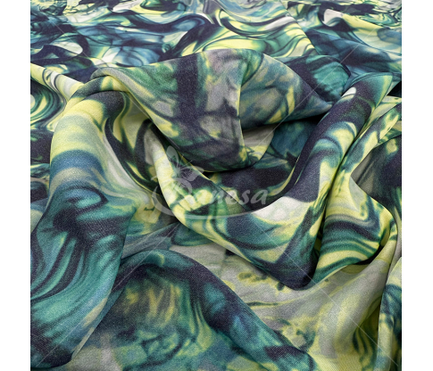 Viscose - polyester dress fabric
