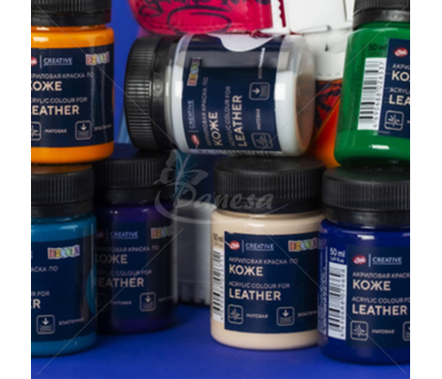Acrylic paint for fabric DECOLA Leather