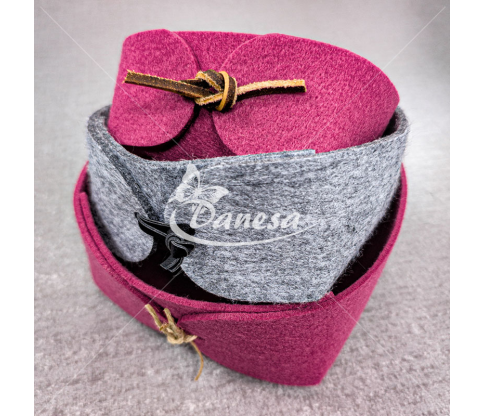 Decorative Felt Tray for Keys &amp; Small Items
