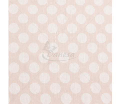 Silk and Cotton Batiste Fabric with Classic Dots