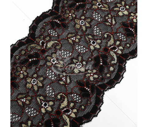 Wide lace ribbon