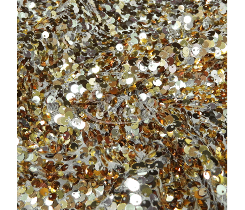 Fabric embroidered with sequins