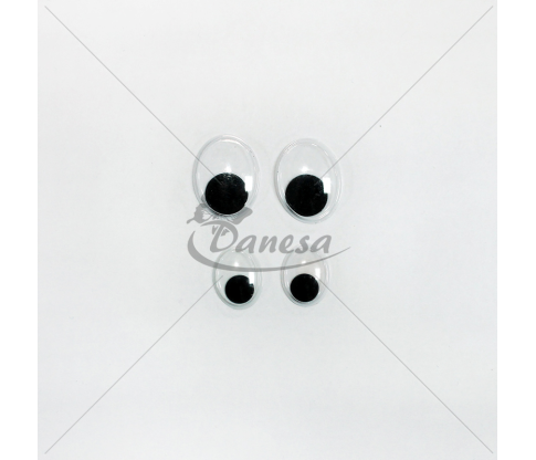 Eyes for toys, oval