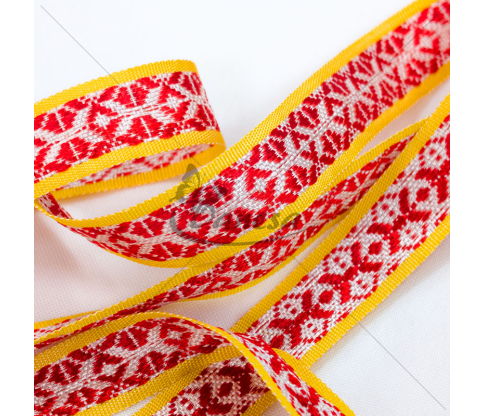 Woven decorative ribbon