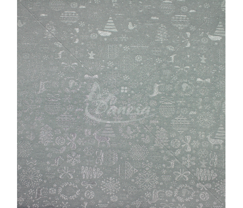 Linen-look fabric (Linen imitation) (CHRISTMAS)