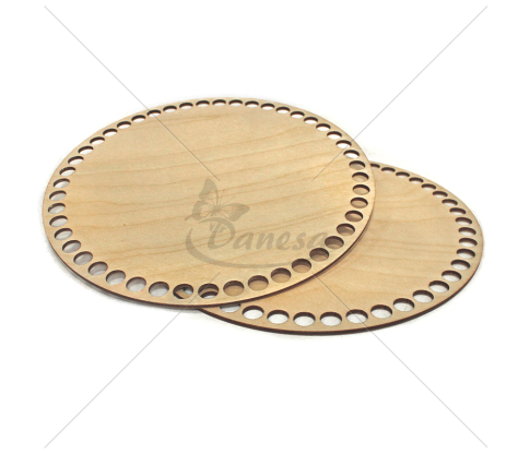 Wooden base for crochet (Ø 20 cm)
