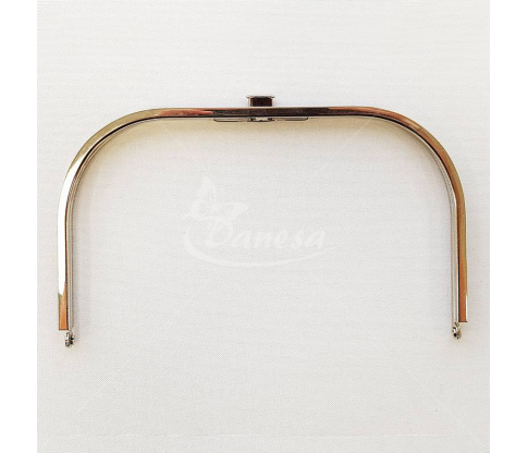Metal fittings for handbags, wallets and purses