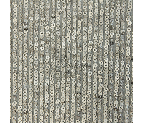 Fabric embroidered with scales