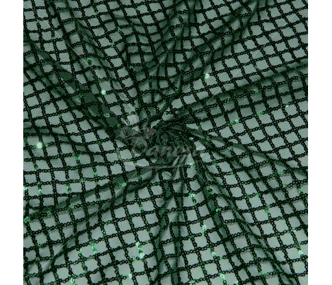 Fabric embroidered with sequins
