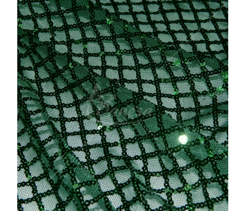 Fabric embroidered with sequins