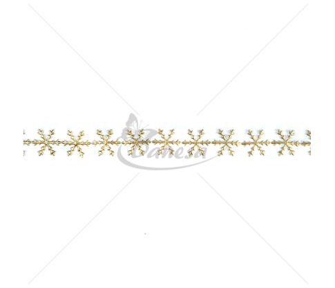 Decorative Christmas ribbon "Snowflake"