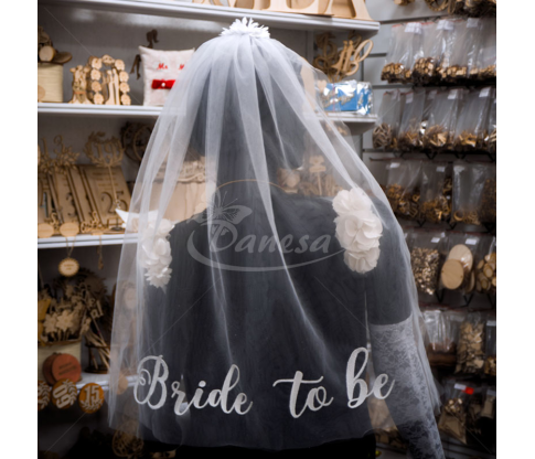 Фата «Bride to Be» для будущей невесты