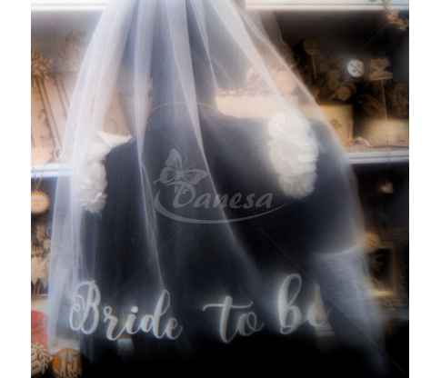 Фата «Bride to Be» для будущей невесты