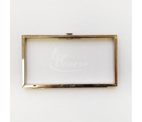 Metal fittings for handbags, wallets and purses