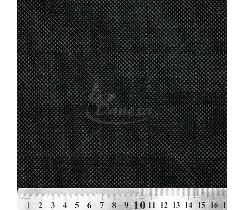 Suit fabric, Virgin Wool, small pattern, black-grey color